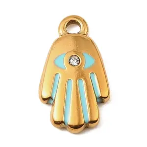 304 Stainless Steel Enamel Pendants