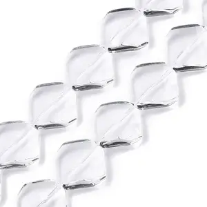 Transparent Glass Beads Strands