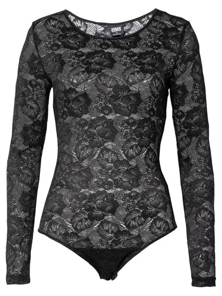 Urban Classics Košeľové body  čierna