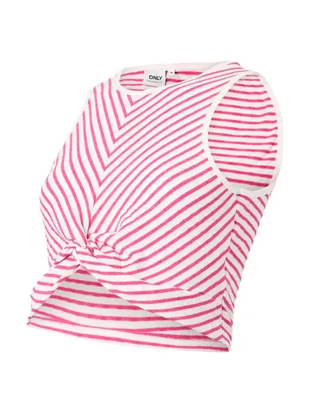Only Maternity Top 'OLMSANDY'  ružová / biela