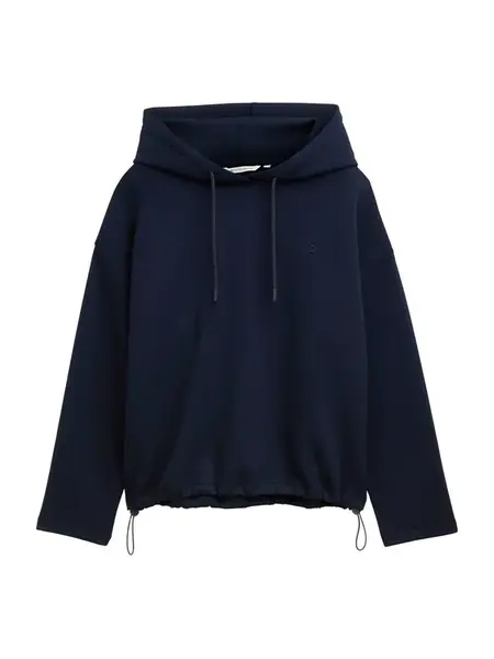 TOM TAILOR DENIM Mikina  tmavomodrá