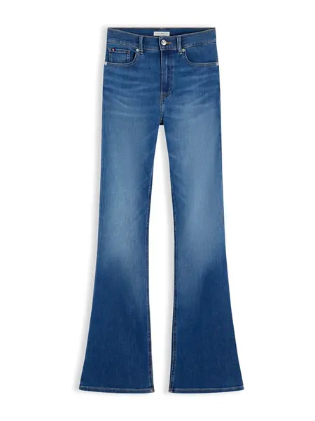 TOMMY HILFIGER Džínsy 'Whiskered Mid Rise Flared'  modrá denim