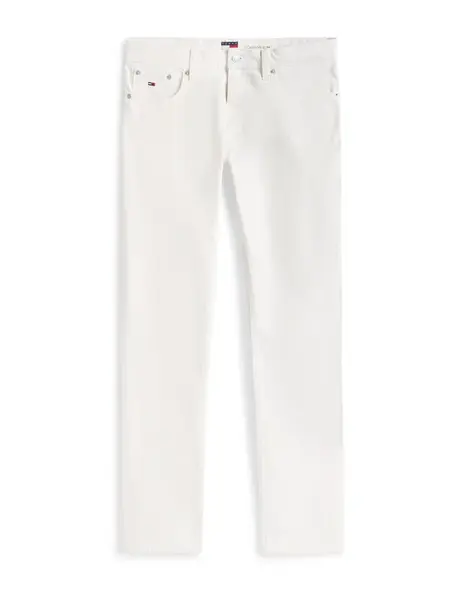 Tommy Jeans Džínsy 'SCANTON'  biely denim