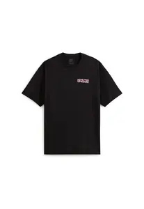 VANS Tričko 'Barb Plate'  ružová / čierna / biela
