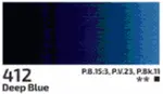 Akrylová barva Rosa 75ml – 412 deep blue