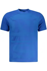 Modré pánske tričko s krátkym rukávom