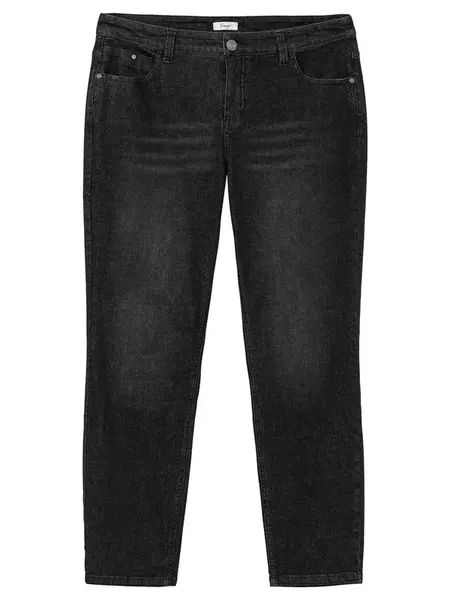SHEEGO Džínsy  čierny denim