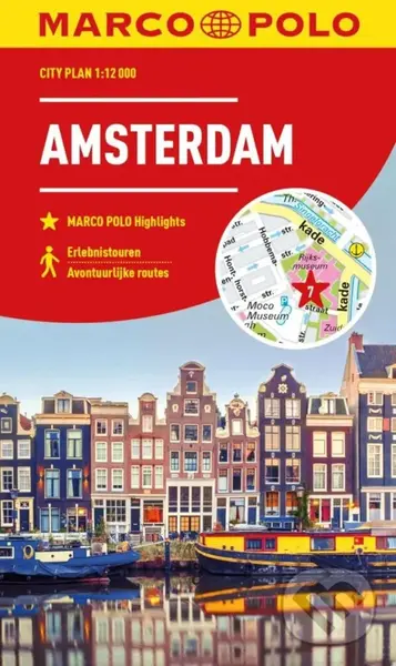 Amsterdam 1:12 000 / mapa města (lamino)