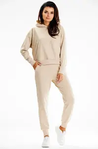 Infinite You Woman's Pants M319 Beige