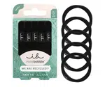 Gumičky do vlasů Invisibobble Hair Tie Black - 5 ks, černé + dárek zdarma