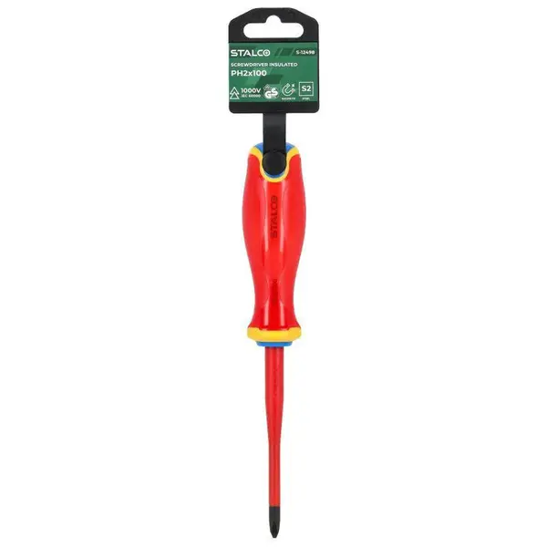Šroubovák elektrotechnický PHILLIPS PH 0 x 60 mm, STALCO