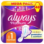 Always Hygienické vložky Platinum Normal 48 ks