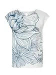 TATUUM Blúzka 'Tossa'  modrá / tmavomodrá / biela