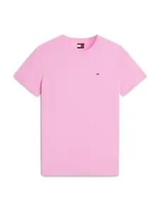Tommy Jeans Tričko 'Extra Slim'  eozín