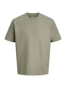 Jack & Jones Plus Tričko 'JJEAustin'  sivobéžová