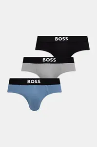 BOSS  přiléhavé boxerky pánské bavlněné s elastanem HipBr 3-pack