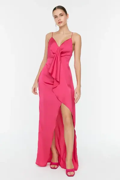 Dámské šaty Trendyol Fuchsia