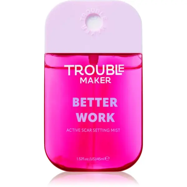 Trouble Maker Better Work fixačný sprej na make-up pre problematickú pleť 45 ml