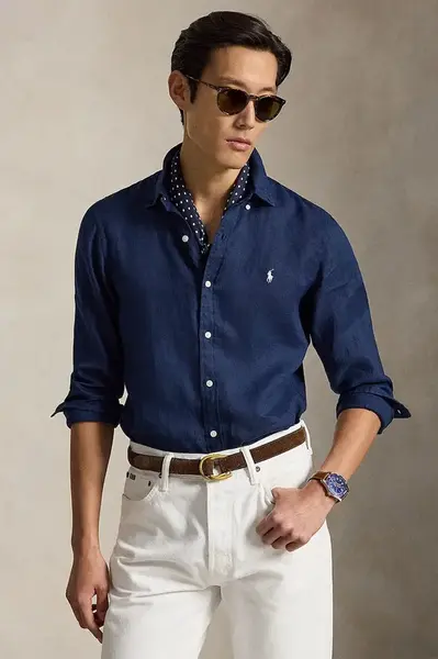 Polo Ralph Lauren košile pánská lněná