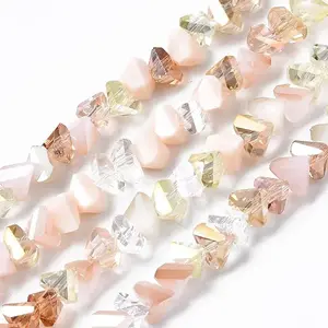 Electroplate Glass Beads Strands