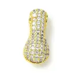 Rack Plating Brass Cubic Zirconia Pendants