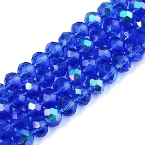 Electroplate Glass Beads Strands