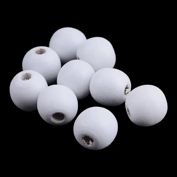 Dyed Wood Beads