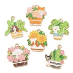 Alloy Enamel Pendants