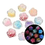 Two Tone Luminous Transparent Resin Beads