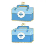Medical Theme Alloy Enamel Pendants