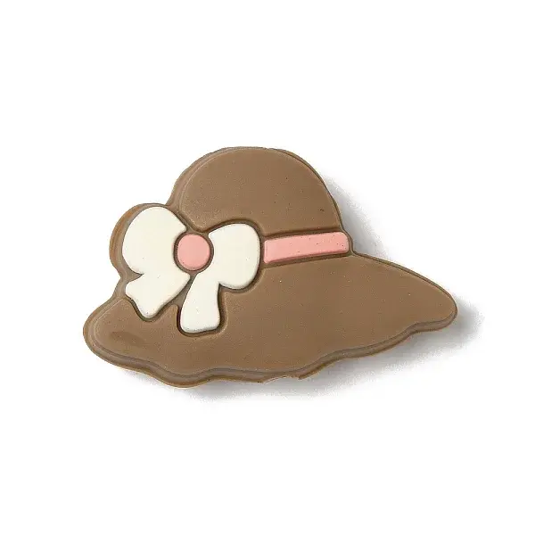Hat with Bowknot Silicone Focal Beads