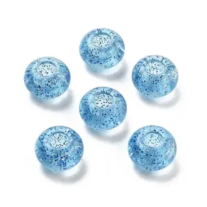 Transparent Acrylic European Beads