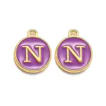 Golden Plated Alloy Enamel Charms