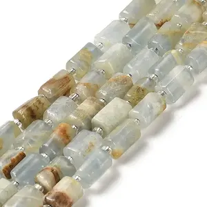 Natural Blue Calcite Beads Strands