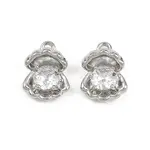 Brass Micro Pave Cubic Zirconia Pendants