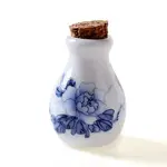 Peony Pattern Handmade Porcelain Essential Oil Empty Perfume Bottle