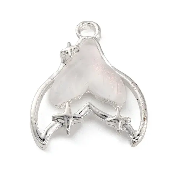 Rack Plating Alloy Resin Pendants