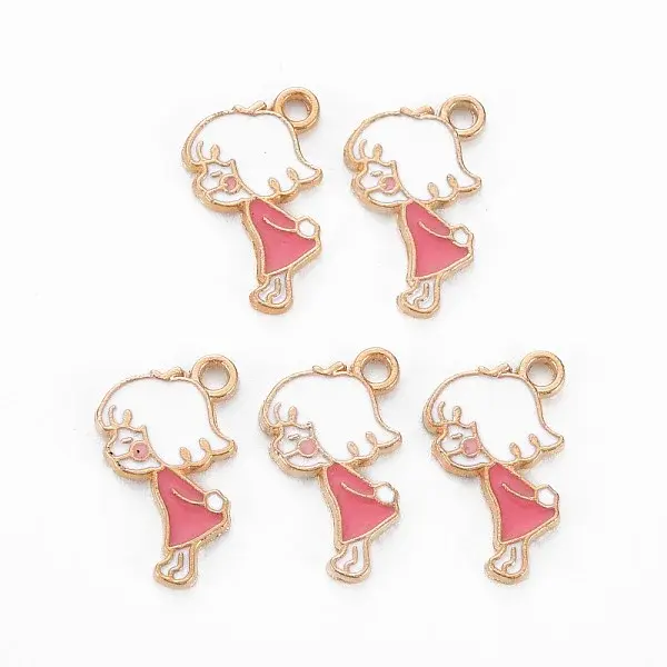 Alloy Enamel Pendants