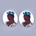 Printed Wooden Big Pendants