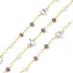 Butterfly & Round Glass Beaded Chains