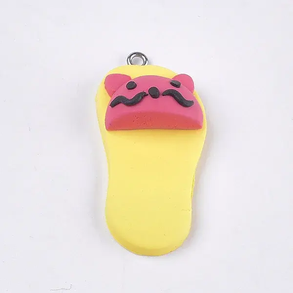 Handmade Polymer Clay Kitten Pendants