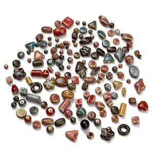 Vintage Handmade Porcelain Beads
