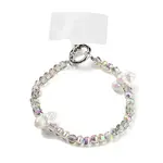 Alloy & Glass & Acrylic Beads Mobile Straps