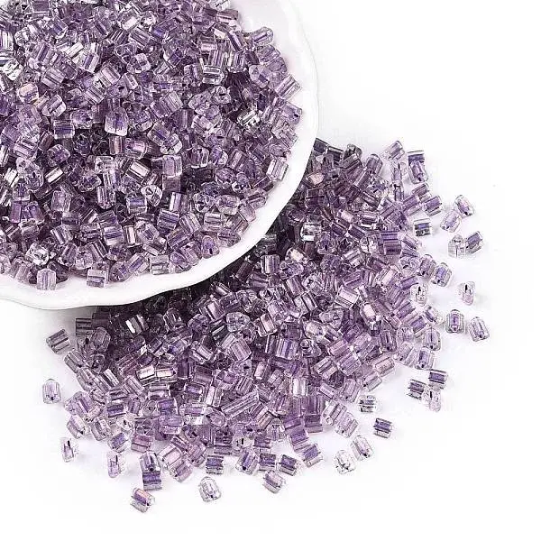 6/0 Transparent Inside Colours Glass Seed Beads