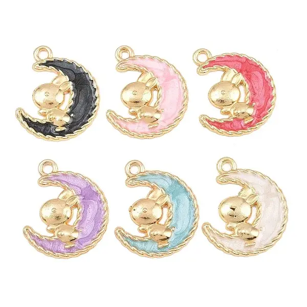 Alloy Enamel Pendants