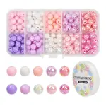 DIY Round Opaque Acrylic Beads Bracelets Making Kits