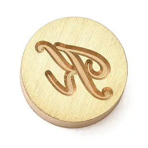 Golden Tone Brass Letter Stamps