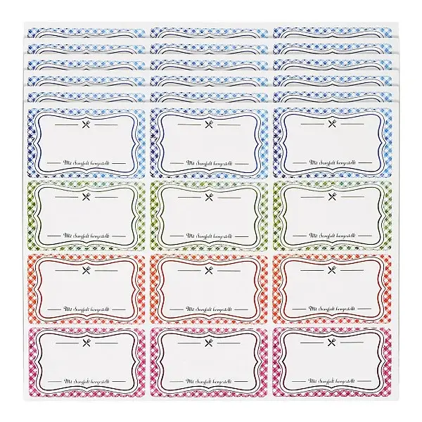 1Bag Paper Self-Adhesive Stickers