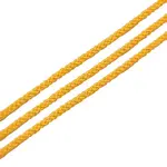 Eco-Friendly Dyed Round Nylon Cotton Braided Cords Threads