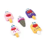 Handmade Food Polymer Clay Pendants